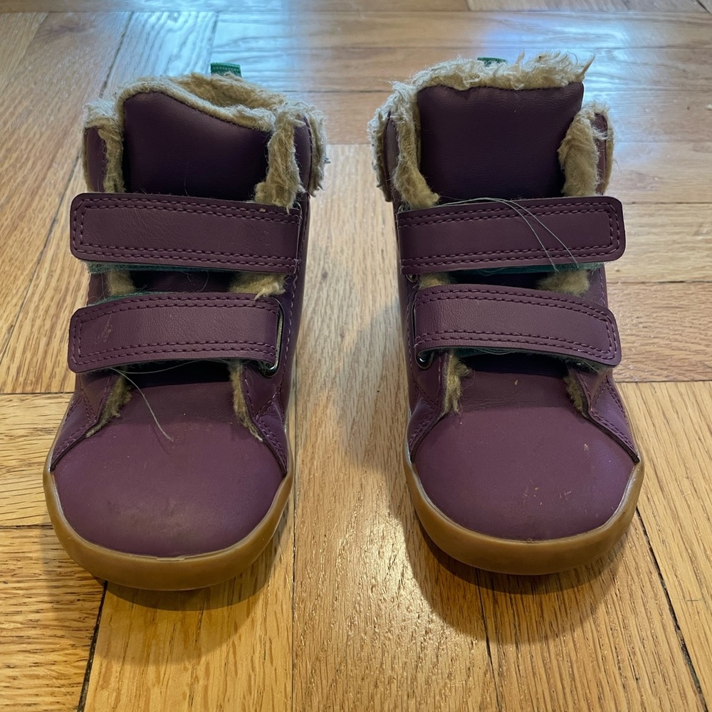 Purple Ten Little Fuzzy High Top, Toddler Size 9